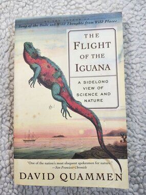 David Quammen The Flight of the Iguana Paperback 1998 Touchstone Natural History